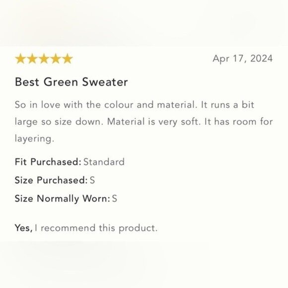 NWT Size M (P2P 22") -The Camryn Cropped Crewneck Sweater by Maeve (NWT US$ 98) - Picture 13 of 16